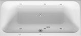 DURAVIT Happy D.2 Whirlwanne 1800x800mm, Einbau, Air-System, 2 Rückenschrägen, Weiß