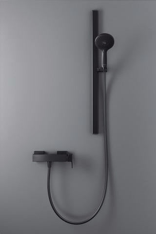 DURAVIT Manhattan Einhebel-Brausemischer Aufputz Keramikmischsystem Schwarz Matt
