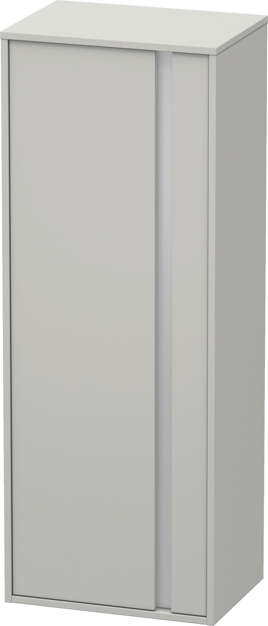 Duravit Hochschrank Ketho 360x500x1320mm, 1 Tür, Anschlag links, weiß matt – wandhängend mit Soft-Close