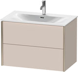 DURAVIT XViu Waschtischunterbau 810 mm wandhängend mit 2 Schubkästen und Tip-On Technik