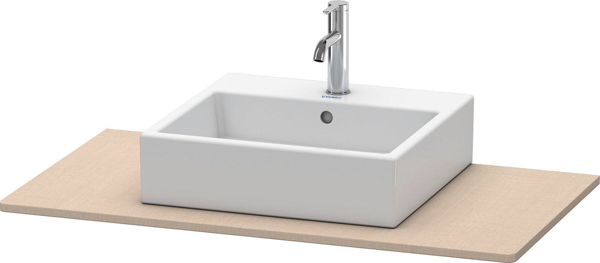 DURAVIT Konsole XSquare 1000x550mm betongrau matt mit Ausschnitt für Waschtisch