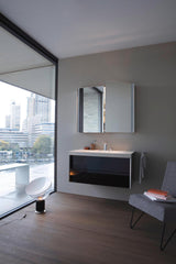 DURAVIT Starck T Handtuchhalter, 2-armig, schwenkbar, Chrom, 50x46,5x80 mm