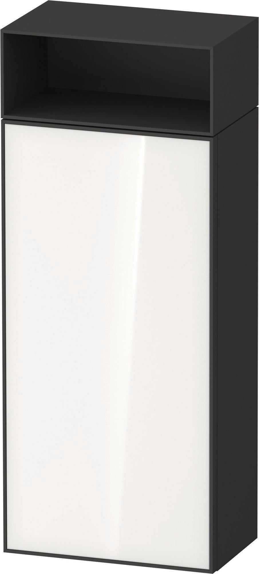 Duravit Zencha Halbhochschrank 961x400x240mm Eiche Anthrazit Matt mit Tip-on Technik
