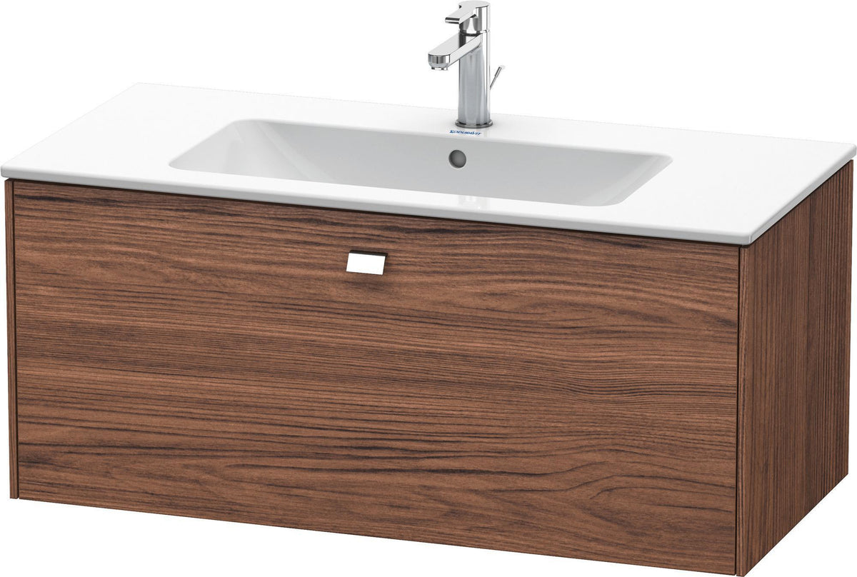 Duravit Brioso Waschtischunterbau 620 mm betongrau matt mit 1 Auszug und Soft-Close