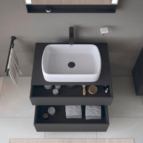 DURAVIT Wave Einhebel-Waschtischmischer XL Bronze Gebürstet ohne Zugstange