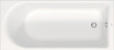 DURAVIT D-Neo Badewanne 1500x750 mm Einbauversion Weiß mit Überlauf und 1 Rückenschräge