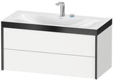 Duravit XViu Möbelwaschtischset 1000x480mm mit Viu Waschtisch und 2 Schubkästen