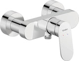 DURAVIT Wave Einhebel-Brausemischer Aufputz Keramikmischsystem Chrom