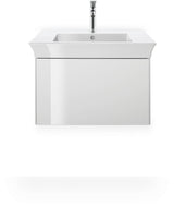DURAVIT White Tulip Möbelwaschtisch 1050 mm Weiß mit Überlauf und WonderGliss