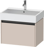 taupe matt / 1 Auszug / Waschtischunterbau