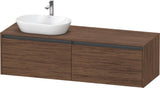 DURAVIT Ketho.2 Waschtischunterbau 1600 mm betongrau matt mit 2 Auszügen