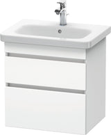 DURAVIT DuraStyle Waschtischunterbau wandhängend 580 mm mit 2 Schubkästen, weiß matt