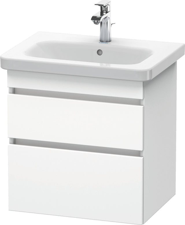 DURAVIT DuraStyle Waschtischunterbau wandhängend 580 mm mit 2 Schubkästen, weiß matt