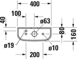DURAVIT Spülkasten Darling New mit WonderGliss, Dual Flush, Anschluss unten links, weiß