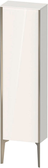 Duravit Halbhochschrank XViu 1330 mm, wandhängend, weiß hochglanz, mit Tip-on und Soft-Close