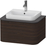DURAVIT Happy D.2 Konsolenwaschtischunterbau wandhängend 650 mm weiß hochglanz mit 1 Auszug