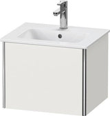 Duravit XSquare Waschtischunterbau Compact 400x510x418 mm weiß matt – wandhängend mit Tip-On-Technik