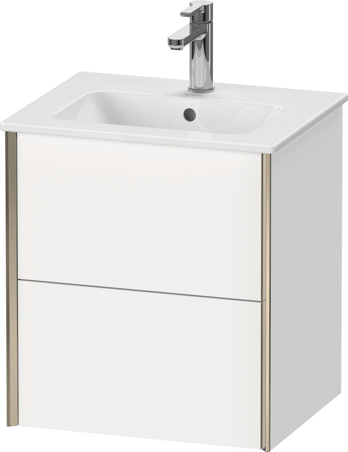 DURAVIT XViu Waschtischunterbau wandhängend 510 mm mit 2 Schubkästen und Tip-on Technik