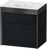 DURAVIT XViu Waschtischunterbauset c-bonded wandhängend 460x450x330 mm Eiche Schwarz