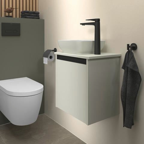 DURAVIT Sivida Aufsatzbecken Set mit Konsole 410x330mm Weiß ohne Hahnloch