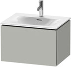 betongrau matt / Spanplatte / 1 Auszug