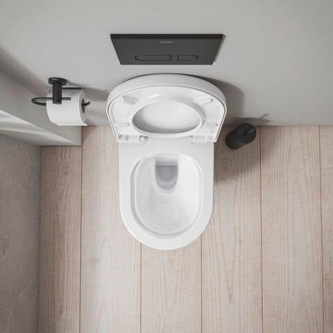 Duravit D-Code WC-Sitz mit Deckel, abnehmbar, weiß – ohne Absenkautomatik