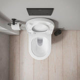 Duravit D-Code WC-Sitz mit Deckel, abnehmbar, weiß – ohne Absenkautomatik