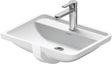 DURAVIT Einbauwaschtisch Starck 3 490 mm weiß mit Überlauf und 1 Hahnloch