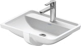 DURAVIT Einbauwaschtisch Starck 3 490 mm weiß mit Überlauf und 1 Hahnloch