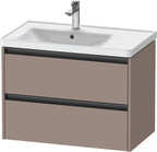 basalt matt / 2 Schubkästen / Waschtischunterbau