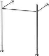 DURAVIT Metallkonsole Vero Air höhenverstellbar 355x525 mm Chrom für Waschtisch 236860
