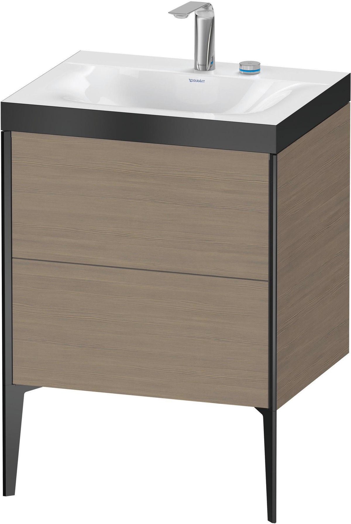 DURAVIT XViu c-bonded Set bodenstehend 480x600x610mm, 2 Auszüge, Eiche