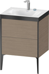 DURAVIT XViu c-bonded Set bodenstehend 480x600x610mm, 2 Auszüge, Eiche