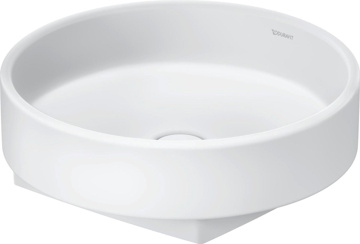 Duravit Balcoon Aufsatzbecken 450x450 mm weiß geschliffen mit Ablaufventil