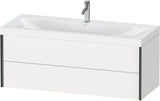 DURAVIT XViu c-bonded Waschtischset 1200 mm wandhängend mit 2 Schubkästen – Weiß