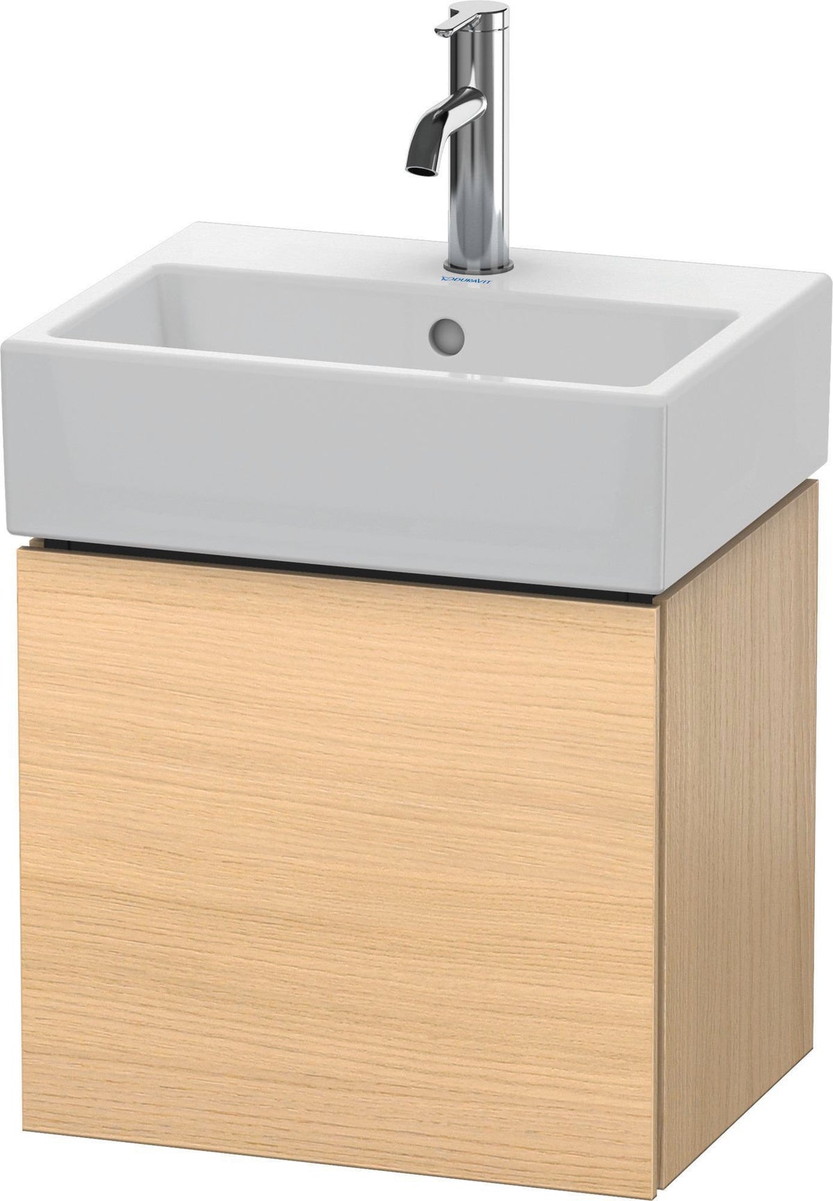 Duravit L-Cube Waschtischunterbau 434 mm weiß matt, 1 Tür links, wandhängend