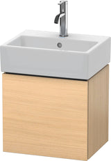 Duravit L-Cube Waschtischunterbau 434 mm weiß matt, 1 Tür links, wandhängend