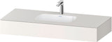 DURAVIT Qatego Einbauwaschtisch mit Konsole 800x550mm Weiß Hochglanz – Studio F. A. Porsche