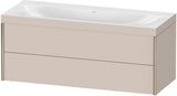 DURAVIT XViu c-bonded Waschtischunterbauset 1200 mm wandhängend mit 2 Schubkästen