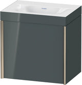 DURAVIT XViu c-bonded Waschtischunterbauset 460 mm, champagner matt / dolomiti grey