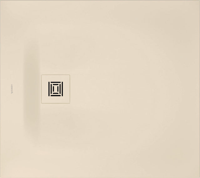 DURAVIT Sustano Duschwanne 900x800x30 mm Mineralguss Cream Matt – Rechteckig, Bodenbündig