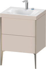 DURAVIT XViu c-bonded Waschtischunterbauset 600 mm mit Push-Open und Soft-Close
