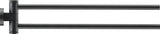 DURAVIT D-Code Handtuchhalter 2-armig schwenkbar 447 mm Chrom