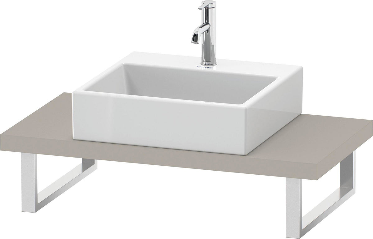 Duravit DuraStyle Konsole variabel 480 mm weiß matt – wandhängend mit Ausschnitt