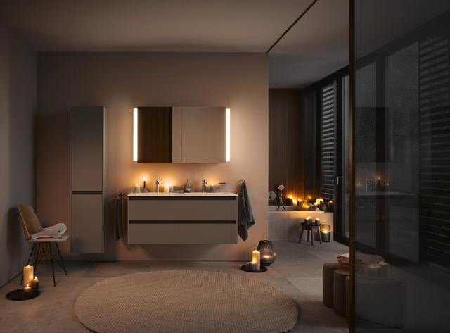 DURAVIT Spiegelschrank Ketho.2 157x600x700mm LED mit Front- und Innenspiegel, Soft-Close, EEK C