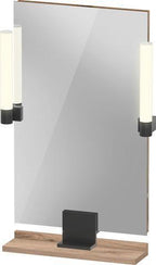 matt / keine Angabe / 450x650x36,LED,Dimmf. Aufsatzl.Auß.,Sensor.,Dia.sch/Eiche Mar.