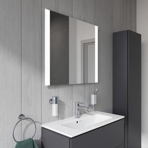 DURAVIT L-Cube Waschtischunterbau 820 mm weiß matt mit 2 Schubkästen und Tip-On-Technik