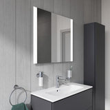 DURAVIT L-Cube Waschtischunterbau 820 mm weiß matt mit 2 Schubkästen und Tip-On-Technik