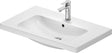 Duravit D-Code 2.0 Waschtisch 800mm mit Überlauf, 1 Hahnloch, Weiß – Wandhängend