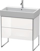 Duravit XSquare Waschtischunterbau 784 mm mit Fußgestell für Vero Air – Sand-matt Eiche